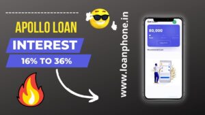 How much interest is charged from Apollo Loan App?